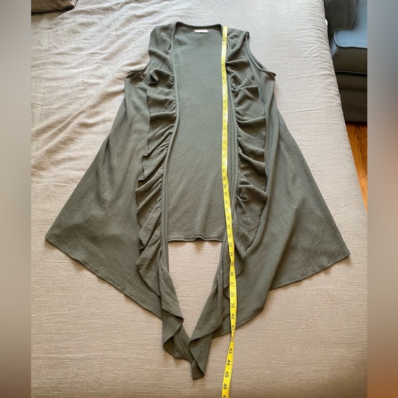 Allen Allen sleeveless cardigan size medium - Picture 9 of 11